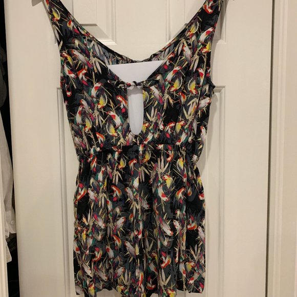 Bird Patterned Romper - Picture 2 of 2